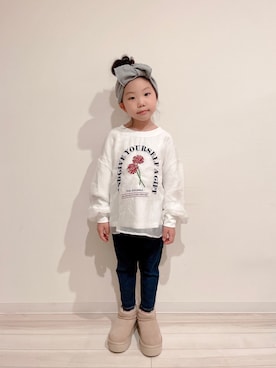 にわまりこさん（キッズ・110cm）の秋コーディネート