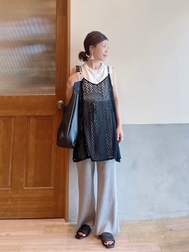 「CIAOPANIC TYPY（チャオパニックティピー）のアイテム」を使った、にわまりこさん（レディース・151cm）の秋コーディネート