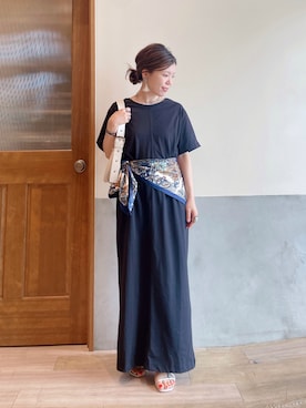 「アイテム（財布/小物）」を使った、にわまりこさん（レディース・151cm）の夏コーディネート