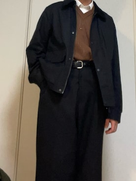 「UNIQLO（ユニクロ）のアイテム（ブルゾン）」を使った、tomomulさん（メンズ・168cm）の冬コーディネート
