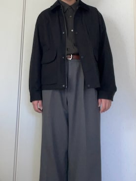 「UNIQLO（ユニクロ）のアイテム（ブルゾン）」を使った、tomomulさん（メンズ・168cm）の冬コーディネート