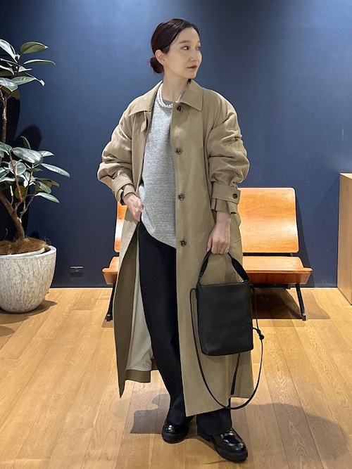 Curensology＆RC フレンチテリービッグトレーナー♢カーキ Curensology(カレンソロジー)/＜&RC＞フレンチテリービッグトレーナー