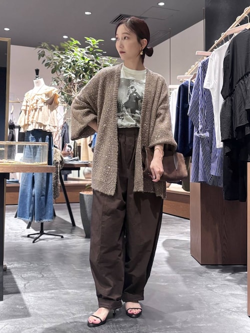 Curensology スパングルニットカーディガ ン Curensology｜スパングルニットカーディガン | Rakuten Fashion(楽天