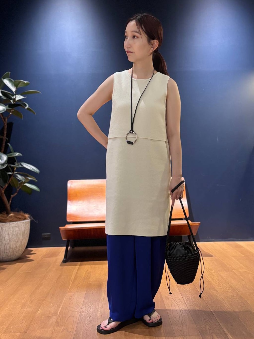 Curensology(カレンソロジー)/コットンショートタンクニットを使った