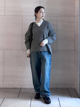 K.SHIBUYAさん（レディース・154cm）の冬コーディネート