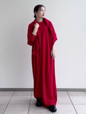 「アイテム（バングル/リストバンド）」を使った、K.SHIBUYAさん（レディース・154cm）の夏コーディネート