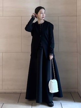 K.SHIBUYAさん（レディース・154cm）の冬コーディネート