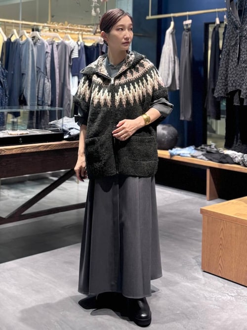 Curensology ノルディックフードベスト　ブラック Curensology(カレンソロジー)/ノルディックフードベスト（ベスト