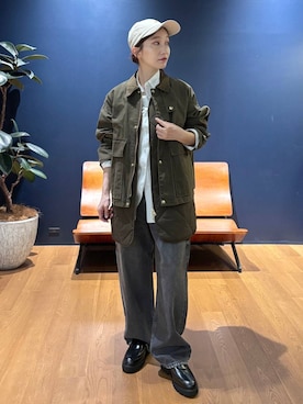 「Curensology（カレンソロジー）のアイテム（ブルゾン）」を使った、K.SHIBUYAさん（レディース・154cm）の秋コーディネート