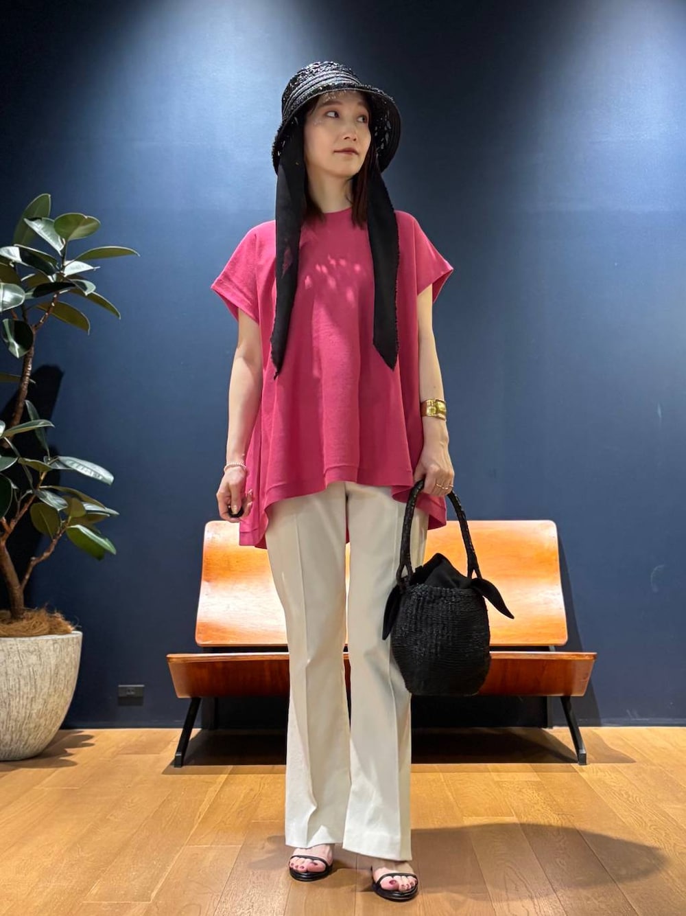 Curensology(カレンソロジー)/シェルタリングブーツカットパンツを使っ