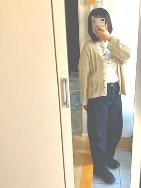 「GLOBAL WORK（グローバルワーク）のアイテム（パンツ）」を使った、pralineさん（レディース・155cm）の春コーディネート