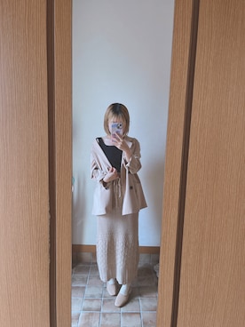「UNITED ARROWS（ユナイテッドアローズ）のアイテム（タンクトップ）」を使った、Yunaさん（レディース・152cm）の春コーディネート