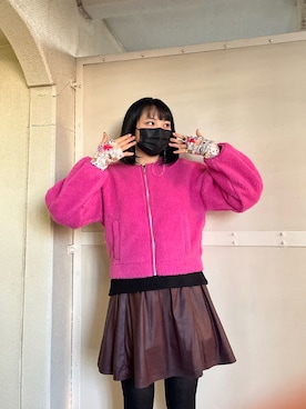 「ScoLar（スカラー）のアイテム」を使った、ももらんぼさん（レディース・170cm）の冬コーディネート
