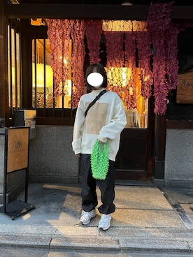 「Acne Studios（アクネストゥディオズ）のアイテム（スウェット）」を使った、anpansyokupanさん（レディース・158cm）の秋コーディネート
