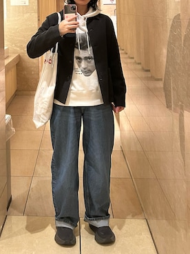 「MARGARET HOWELL（マーガレットハウエル）のアイテム」を使った、anpansyokupanさん（レディース・158cm）の冬コーディネート