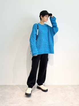 「アイテム（バッグ）」を使った、Yamaさん（レディース・160cm）の秋コーディネート