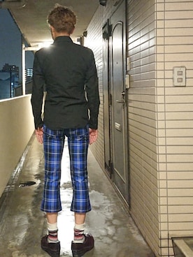 「tricot COMME des GARCONS（トリココムデギャルソン）のアイテム（パンツ）」を使った、hiro's closet🤗🤗さん（メンズ・178cm）の夏コーディネート