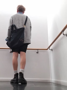 「LENO（リノ）のアイテム（トップス）」を使った、hiro's closet🤗🤗さん（メンズ・178cm）の秋コーディネート