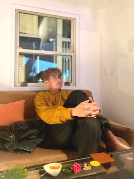 「DRIES VAN NOTEN（ドリスヴァンノッテン）のアイテム（ブーツ）」を使った、hiro's closet🤗🤗さん（メンズ・178cm）の秋コーディネート
