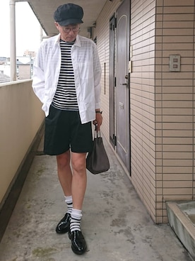 「MY THINKS（マイシンクス）のアイテム」を使った、hiro's closet🤗🤗さん（メンズ・178cm）の夏コーディネート