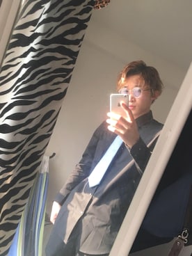 「黒コーデ」｜「アイテム（フォーマルスーツ/小物）」を使った、tatsuto0103さん（メンズ・171cm）の夏コーディネート