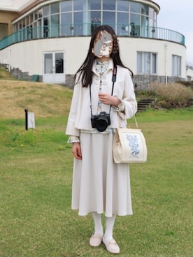 「F i.n.t（フィント）のアイテム」を使った、こだまさん（レディース・164cm）の春コーディネート