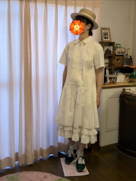 「アイテム（アンダーウェア）」を使った、こだまさん（レディース・164cm）の夏コーディネート