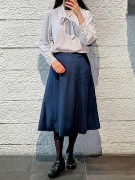 「アイテム（ソックス/靴下）」を使った、こだまさん（レディース・164cm・20代）の秋コーディネート
