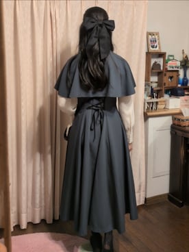 「アイテム（ワンピース/ドレス）」を使った、こだまさん（レディース・164cm）の秋コーディネート