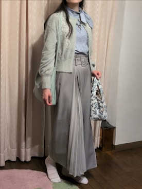 「ミントグリーン」｜こだまさん（レディース・164cm）の秋コーディネート