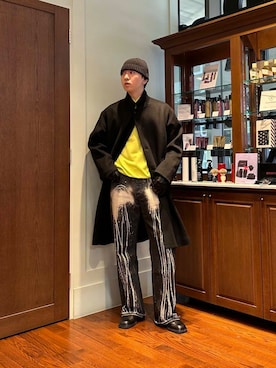 大久保　陸人さん（メンズ・181cm）の冬コーディネート