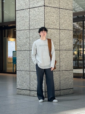 大久保　陸人さん（メンズ・181cm）の春コーディネート