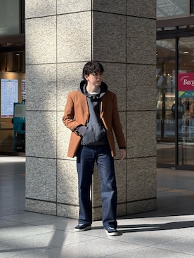 大久保　陸人さん（メンズ・181cm）の冬コーディネート