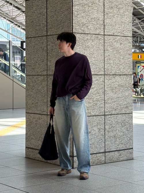 セール】『別注』crepuscule×UR Washi Knit Long-Sleeve T-shirts