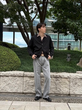 大久保　陸人さん（メンズ・181cm）の秋コーディネート