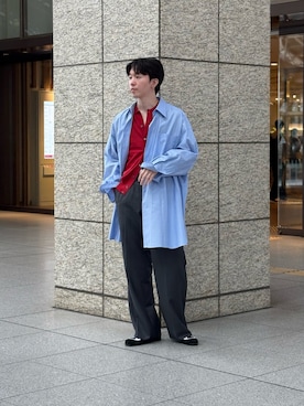 大久保　陸人さん（メンズ・181cm）の秋コーディネート