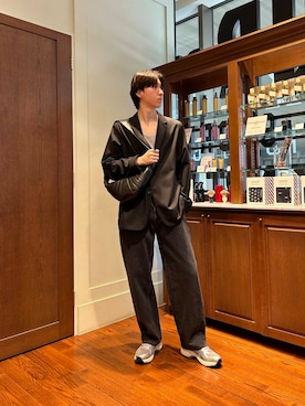 大久保　陸人さん（メンズ・181cm）の秋コーディネート