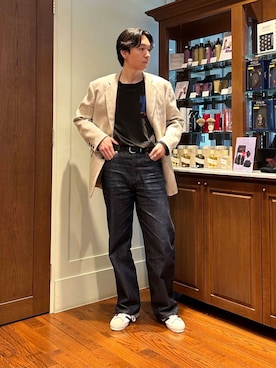 「春のジャケットスタイル」｜大久保　陸人さん（メンズ・181cm）の春コーディネート