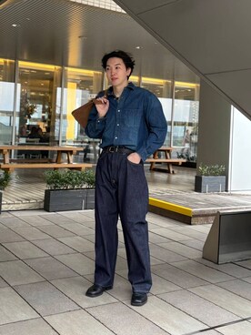 大久保　陸人さん（メンズ・181cm）の冬コーディネート