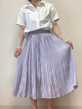 「アイテム（その他トップス）」を使った、hankooさん（レディース・160cm・20代）の夏コーディネート