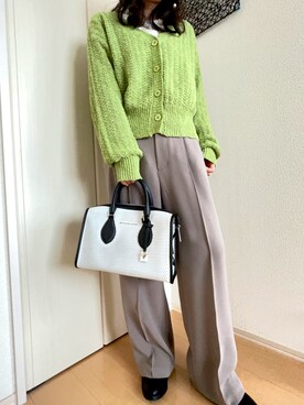「花見」｜「アイテム（アクセサリー）」を使った、ぶぅ。さん（レディース・158cm）の春コーディネート