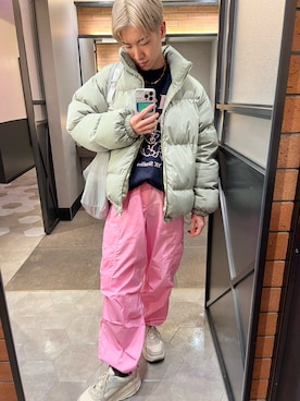 「ALAND（エーランド）のアイテム」を使った、RYOさん（メンズ・166cm）の冬コーディネート