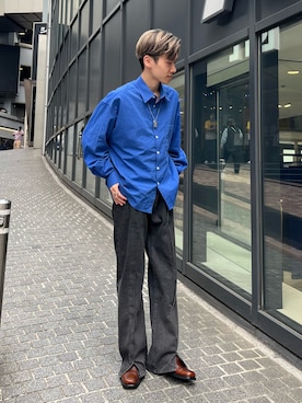「ALAND（エーランド）のアイテム」を使った、RYOさん（メンズ・166cm）の春コーディネート