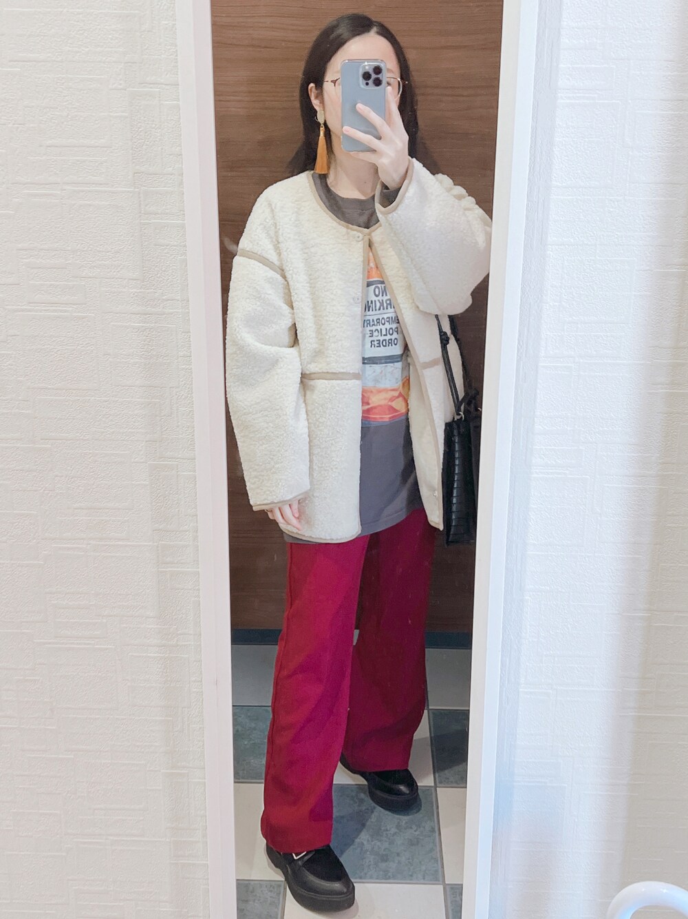 niko and（ニコアンド）の「アソートプリントロンT（Tシャツ