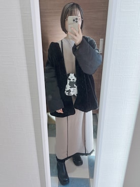 はるかさん（レディース・155cm）の冬コーディネート