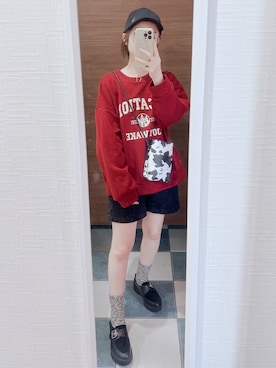 「Shine（シャイン）のアイテム（バッグ）」を使った、はるかさん（レディース・155cm）の秋コーディネート