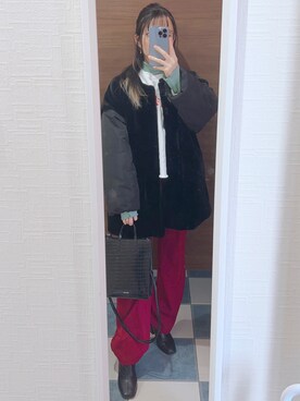 はるかさん（レディース・155cm）の冬コーディネート