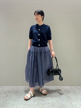 「UNITED ARROWS（ユナイテッドアローズ）のアイテム」を使った、tanaさん（レディース・162cm）の夏コーディネート