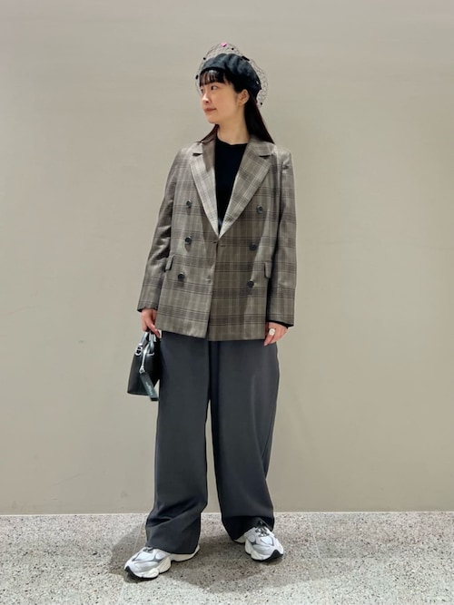 LOEFF＞オーガニックコットン クロップド クレセントスリーブ