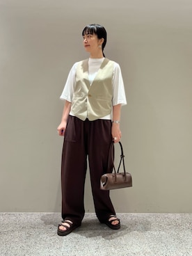 「UNITED ARROWS（ユナイテッドアローズ）のアイテム」を使った、tanaさん（レディース・162cm）の夏コーディネート